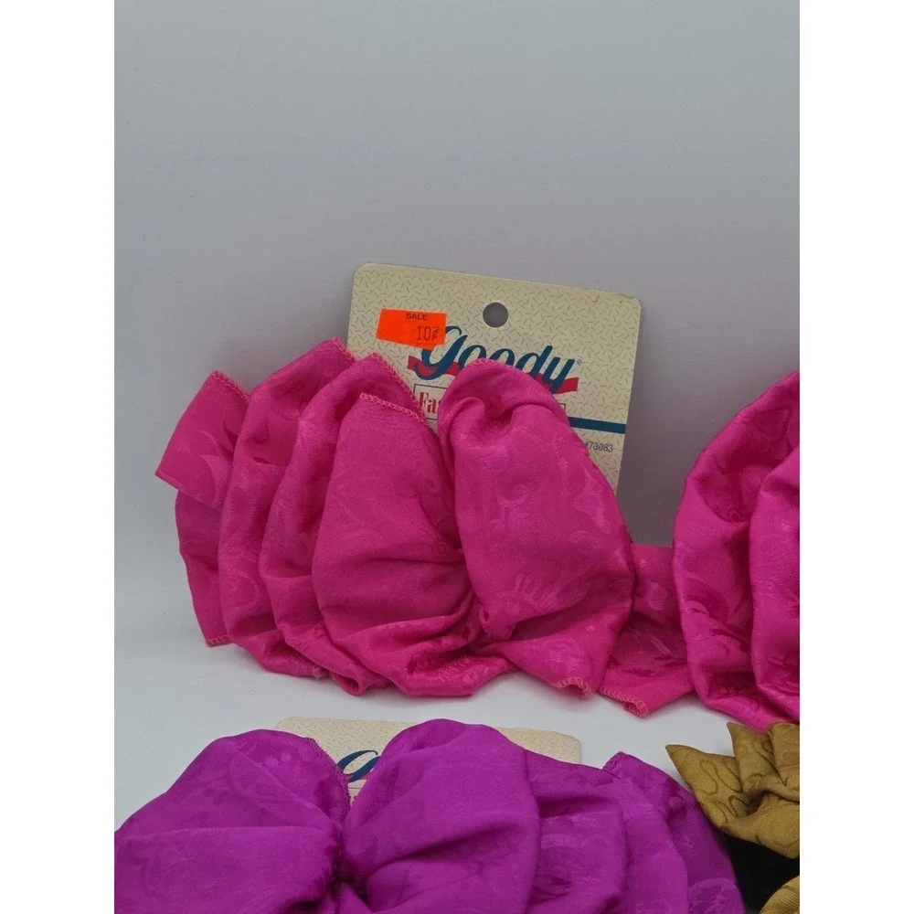 Vtg 1990's Hair Clip Bow‎ GOODY OVERSIZED Big Ruffle Bow NEW 8